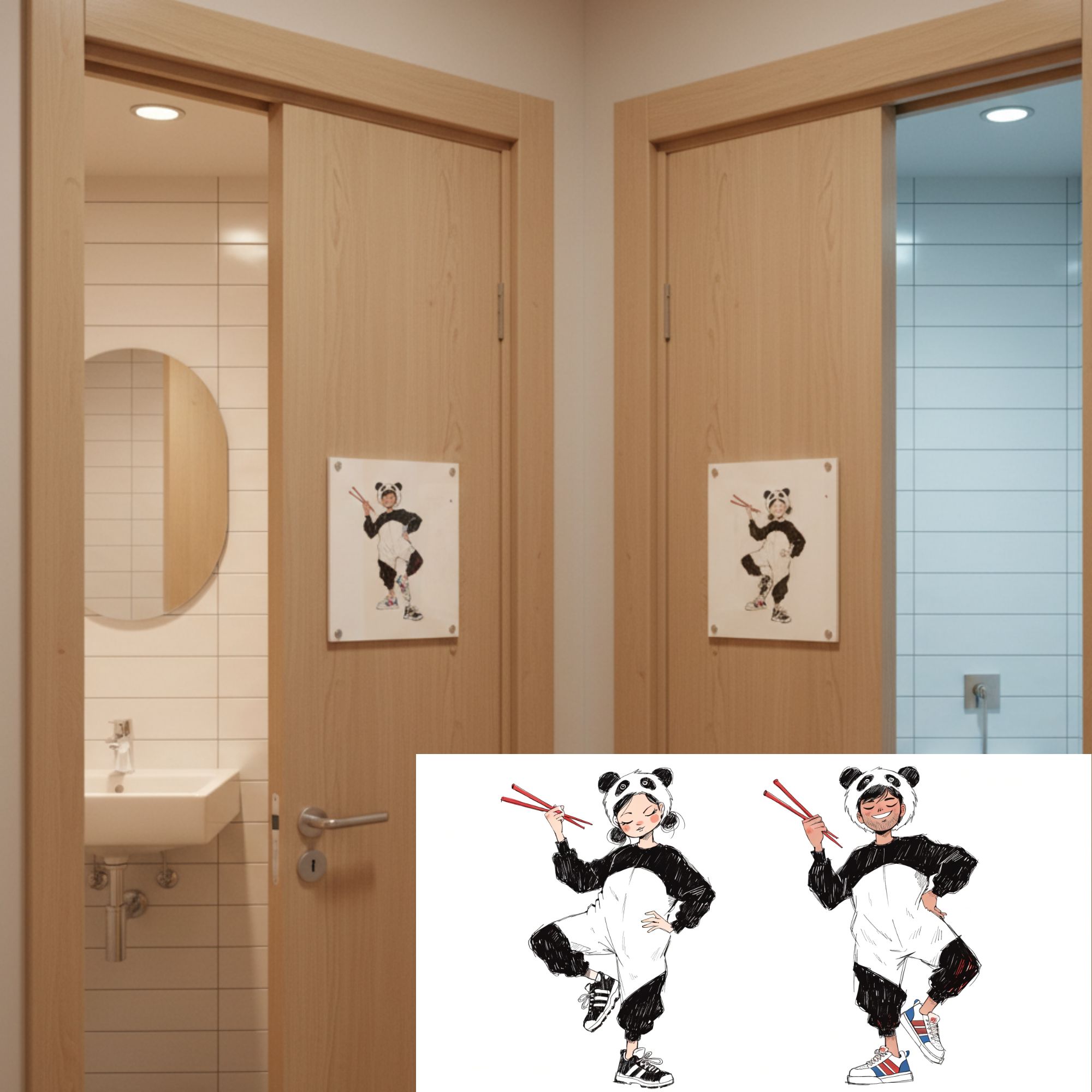 Signalétique de toilettes 8