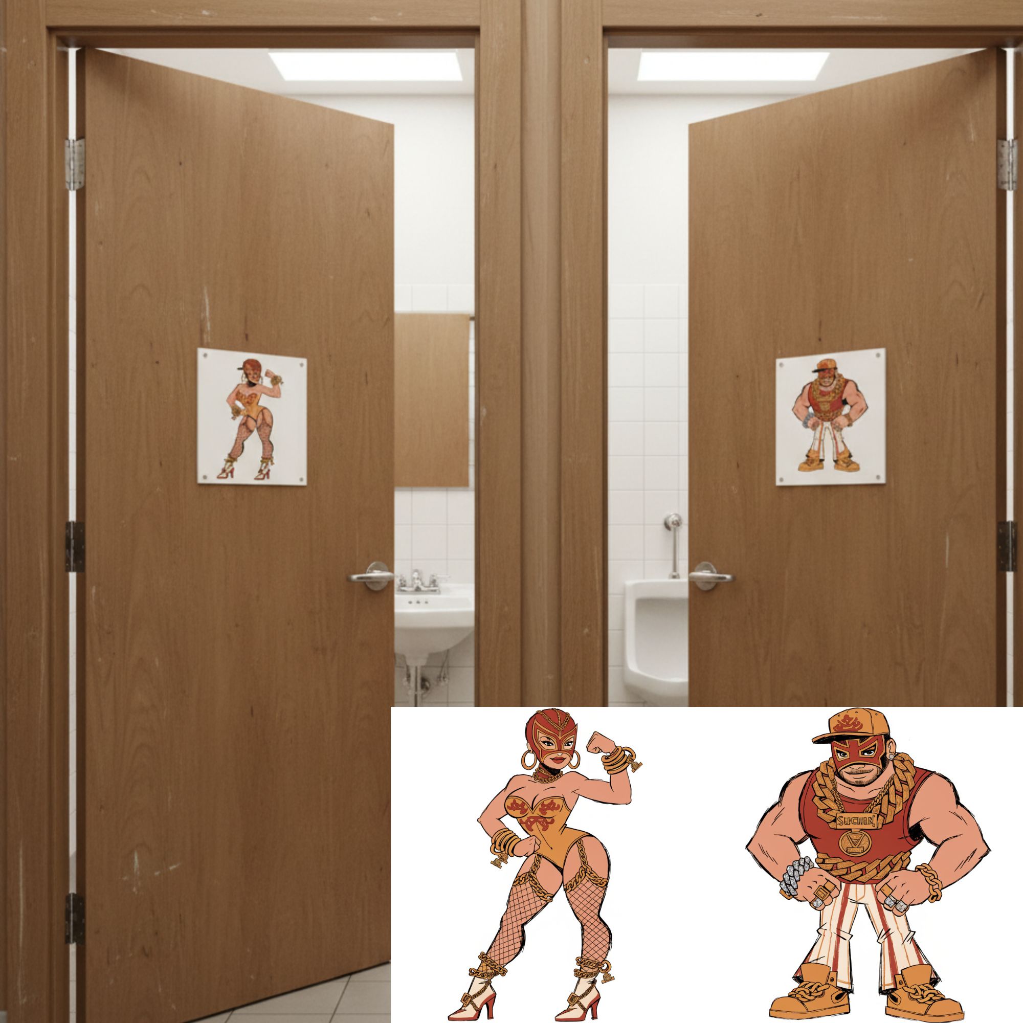 Signalétique de toilettes 7