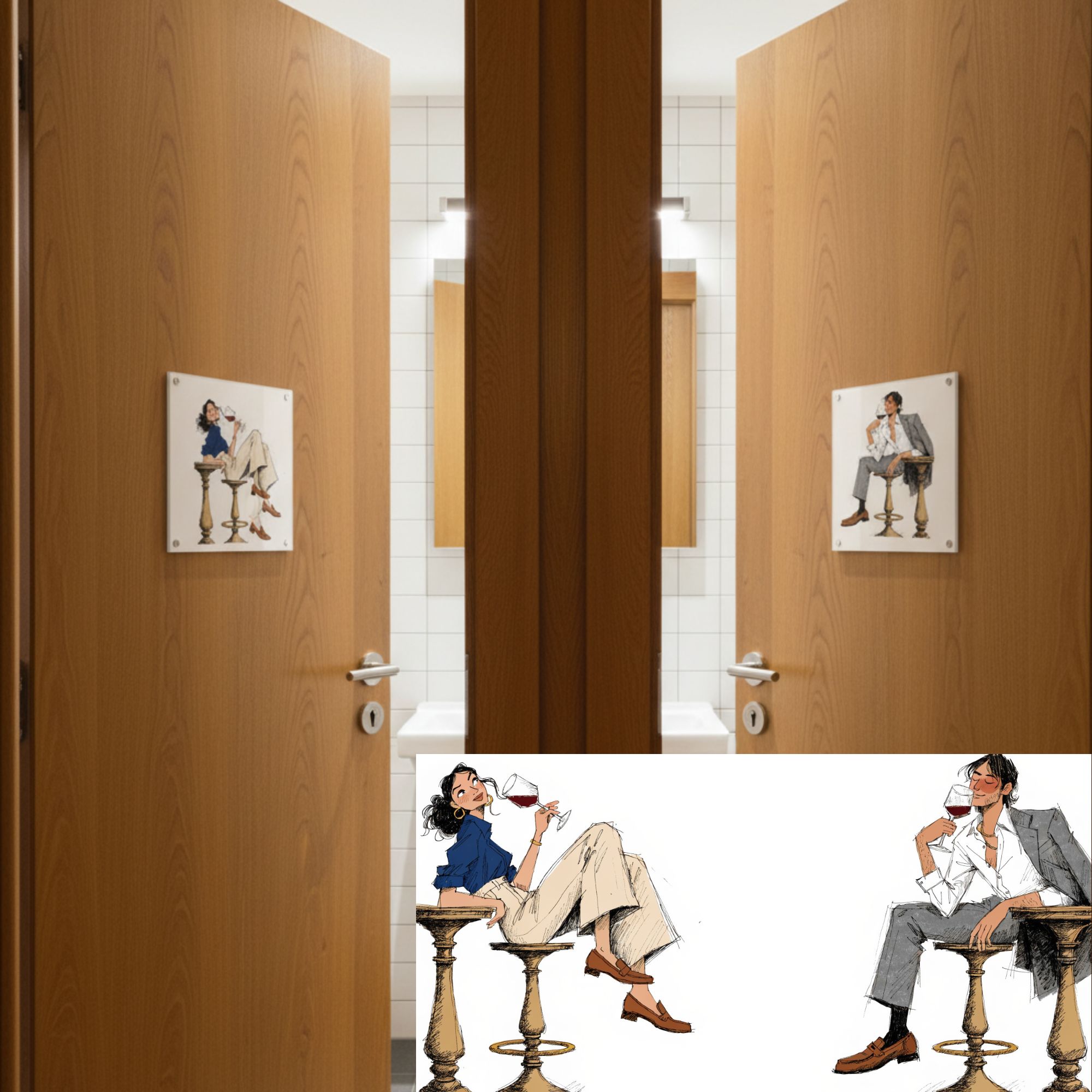 Signalétique de toilettes 4
