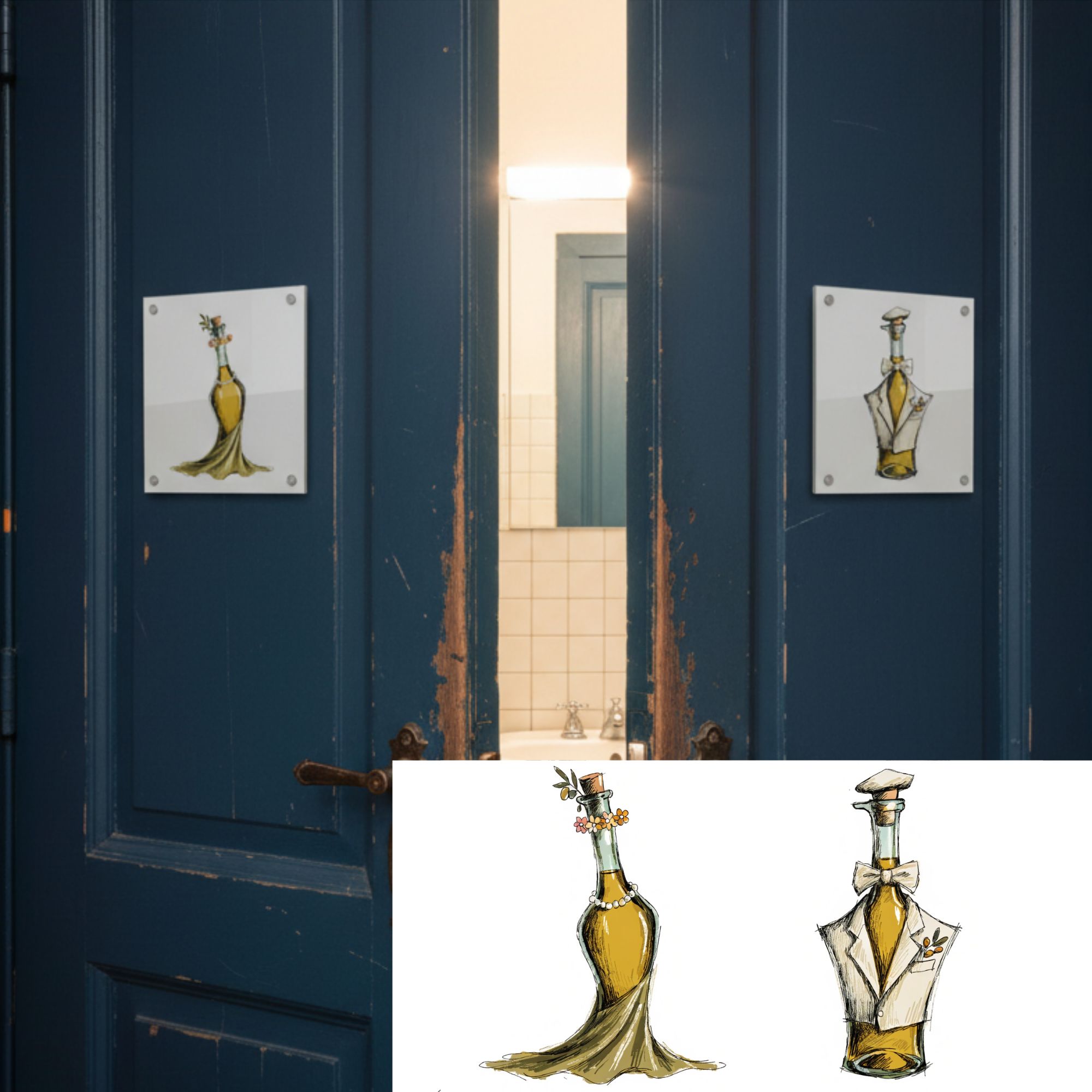 Signalétique de toilettes 1