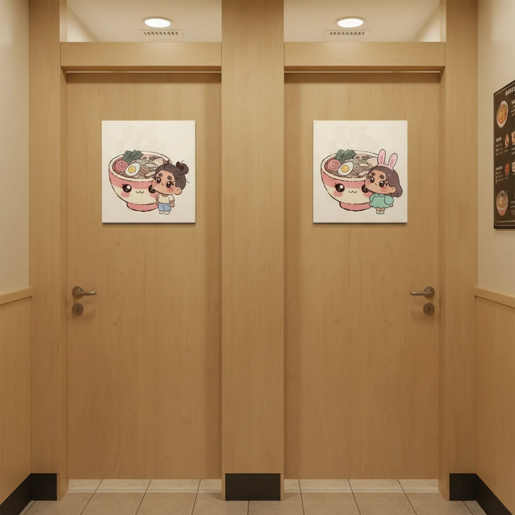 Signalétique de toilettes 2